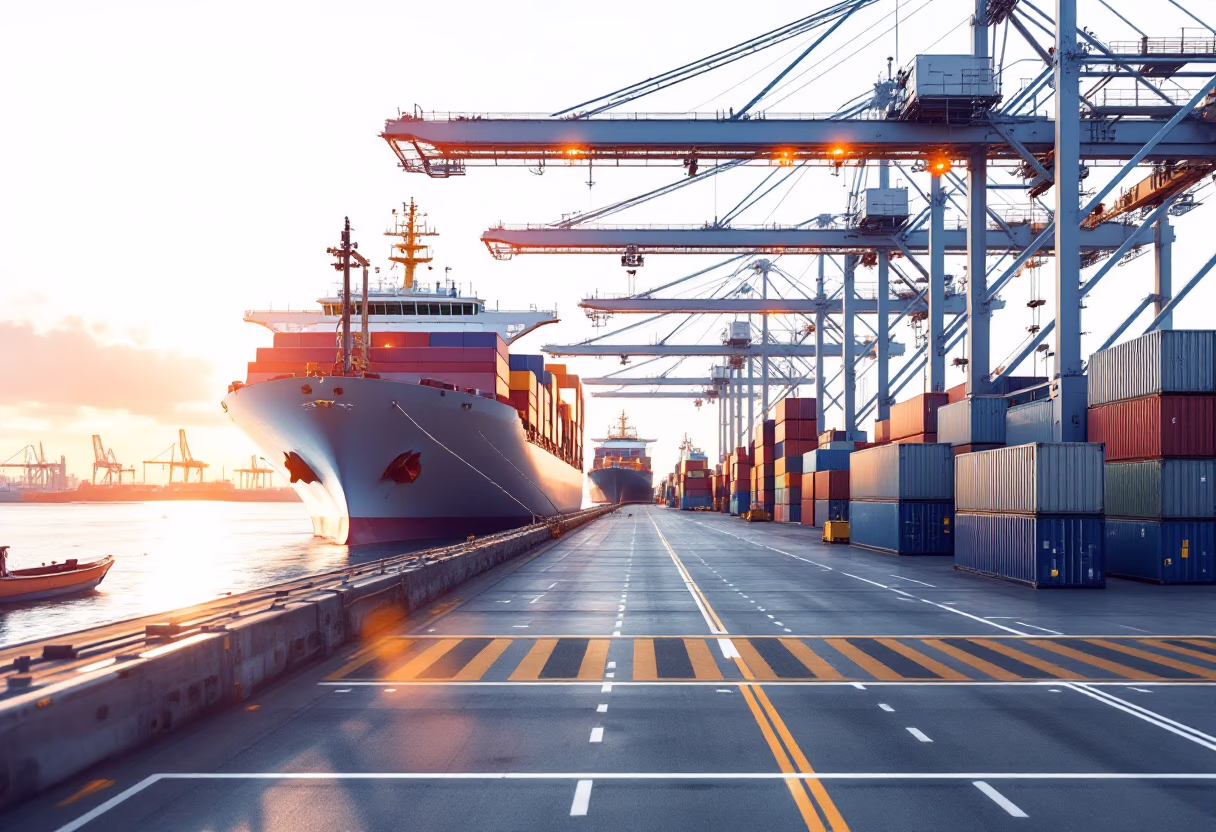 image of cargo shipping operations