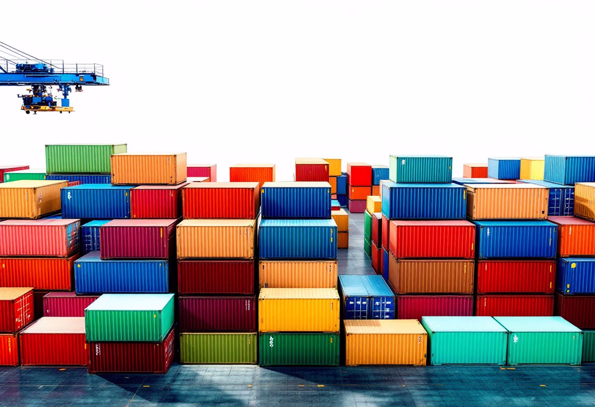 image of a port loading area